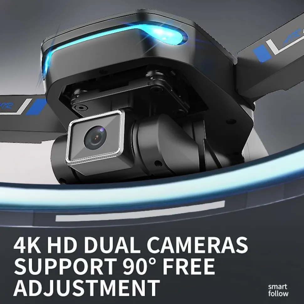 Kuvausdrone Le-On PRO1189MAX, 5G, wifi, GPS, 4K, 2 akulla