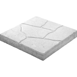 Kuviolaatta Lakka 400x400x50 mm harmaa