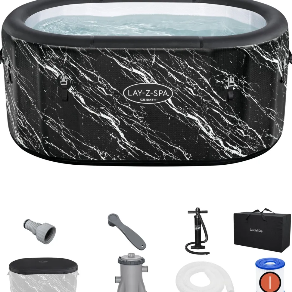 Kylmäallas Lay-Z-Spa Glacial Dip, 420l, musta