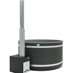 Kylpytynnyri Kirami Comfort Family L Cube, 6-8 hlöä, EP NightBlack/LightGray