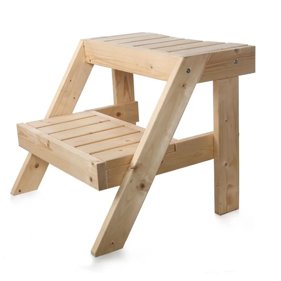 Kylpytynnyrin rappuset PW-Spa puuvalmis 55 cm