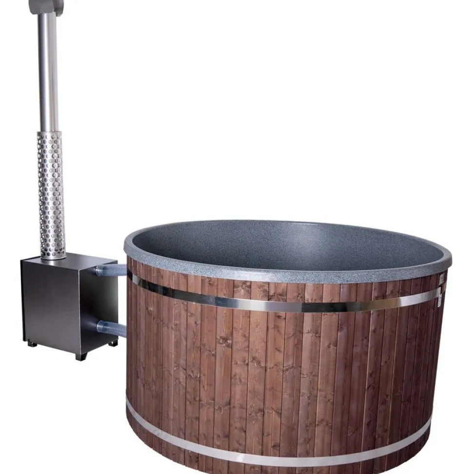 Kylpytynnyri PW-Spa Freetime L 6-8 hlöä musta/mustagraniitti