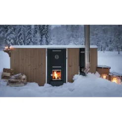 Kylpytynnyri Skargards Regal 190 Dualburn, 5-7 hlöä, Thermowood/valkoinen