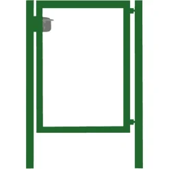 Käyntiportin runko AB Polar, korkeus 95cm, leveys 100cm, Locinox lukko, harmaa
