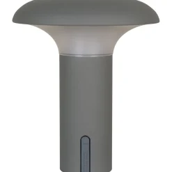 Ladattava pöytävalaisin House Nordic Ramsey, ø17cm, sisä- ja ulkokäyttöön, harmaa