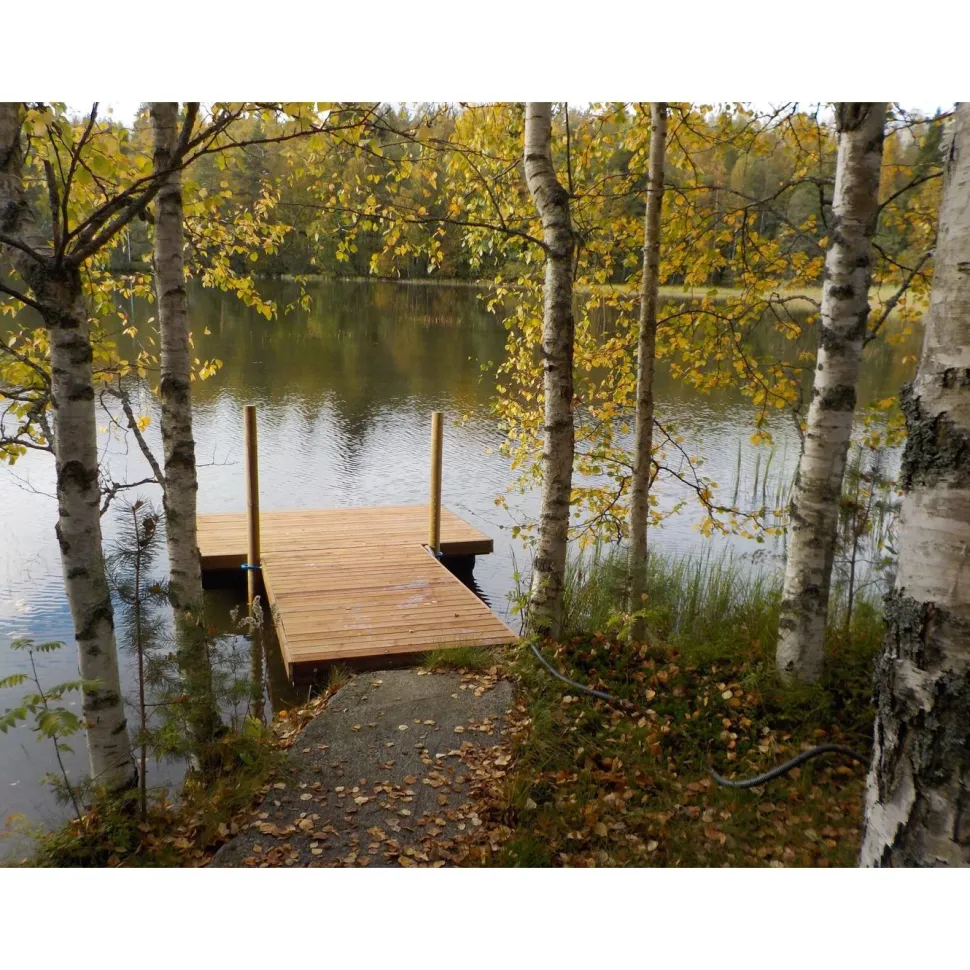 Laituri Pikku-Kuutti, 1.1x2.4m + 2.2x1.6m