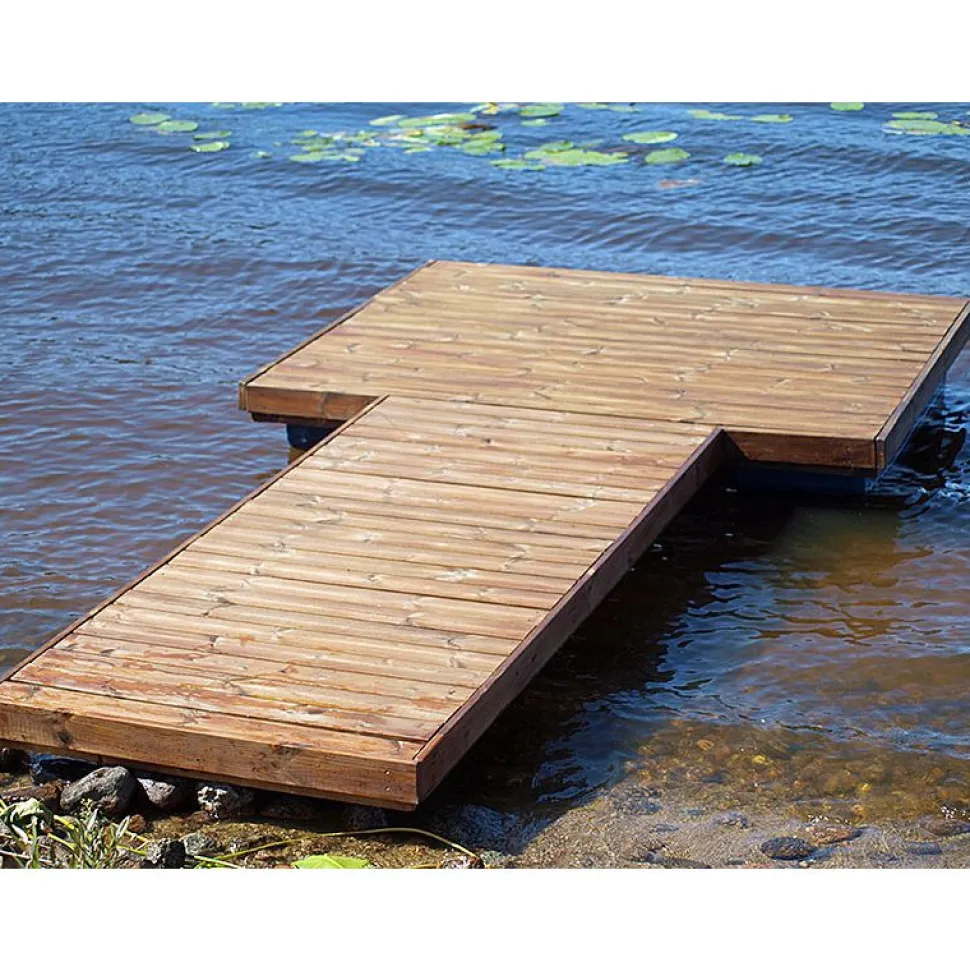Laituri Pikku-Kuutti, 1.1x2.4m + 2.2x1.6m