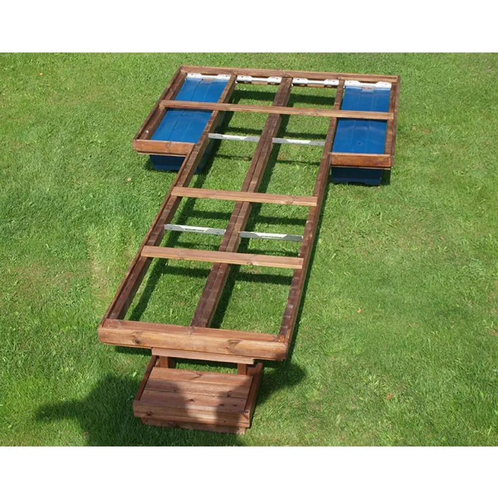 Laituri Pikku-Kuutti, 1.1x2.4m + 2.2x1.6m