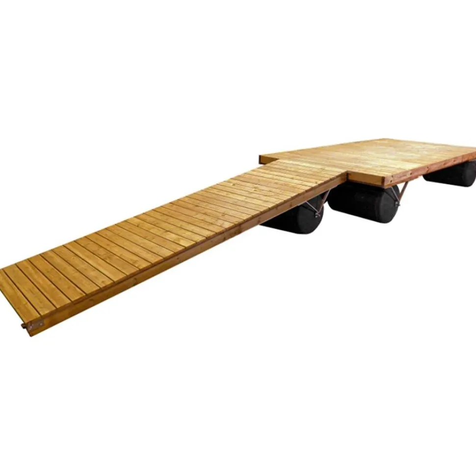 Laituri PW-Spa Passeli, 2.4x4m päätypala, eri pituuksia