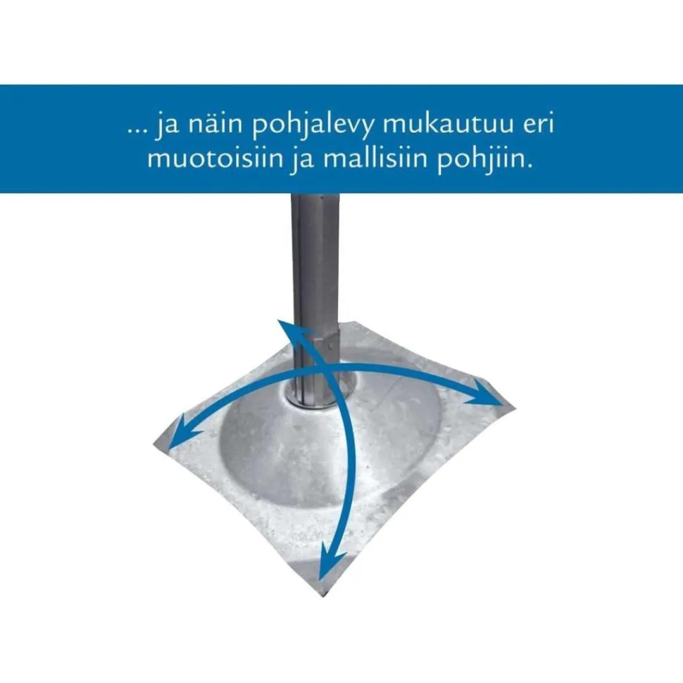 Laituripylväspari Savorak suora eri kokoja