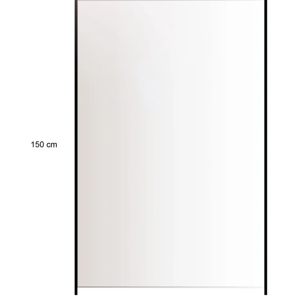 Lasikaidepaneeli Hortus alumiinitolpille 150x100cm kirkas lasi