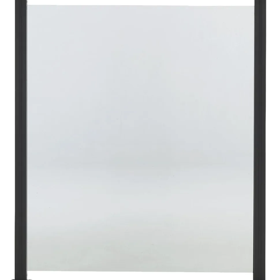 Lasikaidepaneeli Hortus alumiinitolpille 100x80cm kirkas lasi