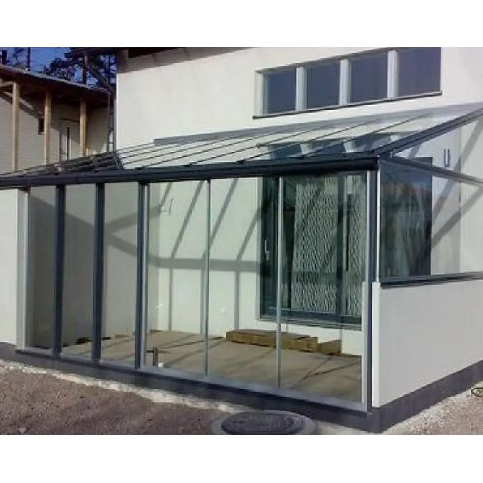 Lasiterassi Maakunnan lasi 6x3 6000x3000 mm eri värejä