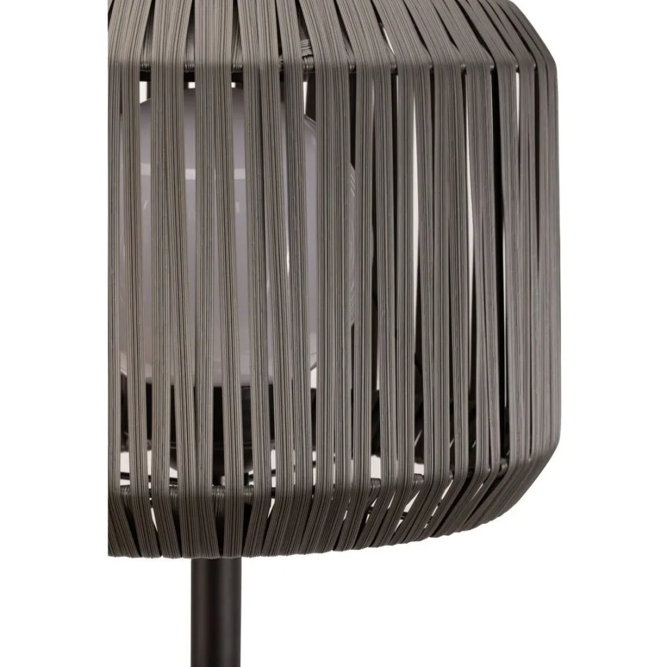 Lattiavalaisin aurinkokennolla Paulmann Pauleen Solar Elegance, IP44, 3000K, musta/harmaa