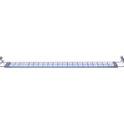 LED-akvaariovalo 120-130 cm alumiini IP67