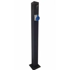 LED-laiturivalaisin Savorak, 99cm, pistorasialla, rst, musta
