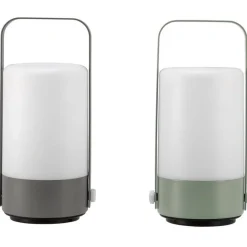 LED-lyhty Paulmann Pauleen Mobile Charm, 3000K, harmaa/vihreä