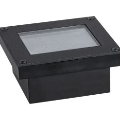 LED-maavalaisin aurinkokennolla Paulmann Domenic, 8x8cm, IP67, 3000K, musta