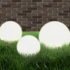 Led-pallovalaisimet 3 kpl 20/30/40 cm akryyli