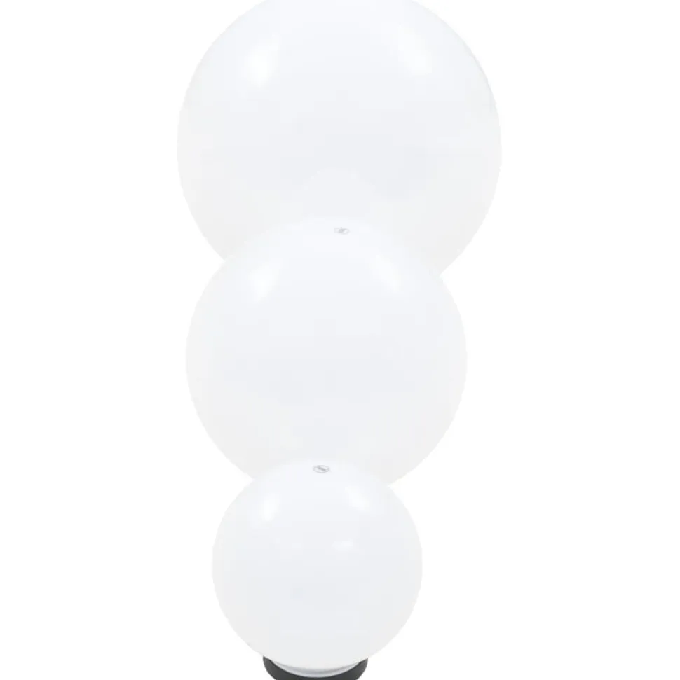 Led-pallovalaisimet 3 kpl 20/30/40 cm akryyli