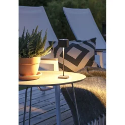LED-pöytävalaisin Konstsmide Lounge Capri Mini, ladattava, eri värejä