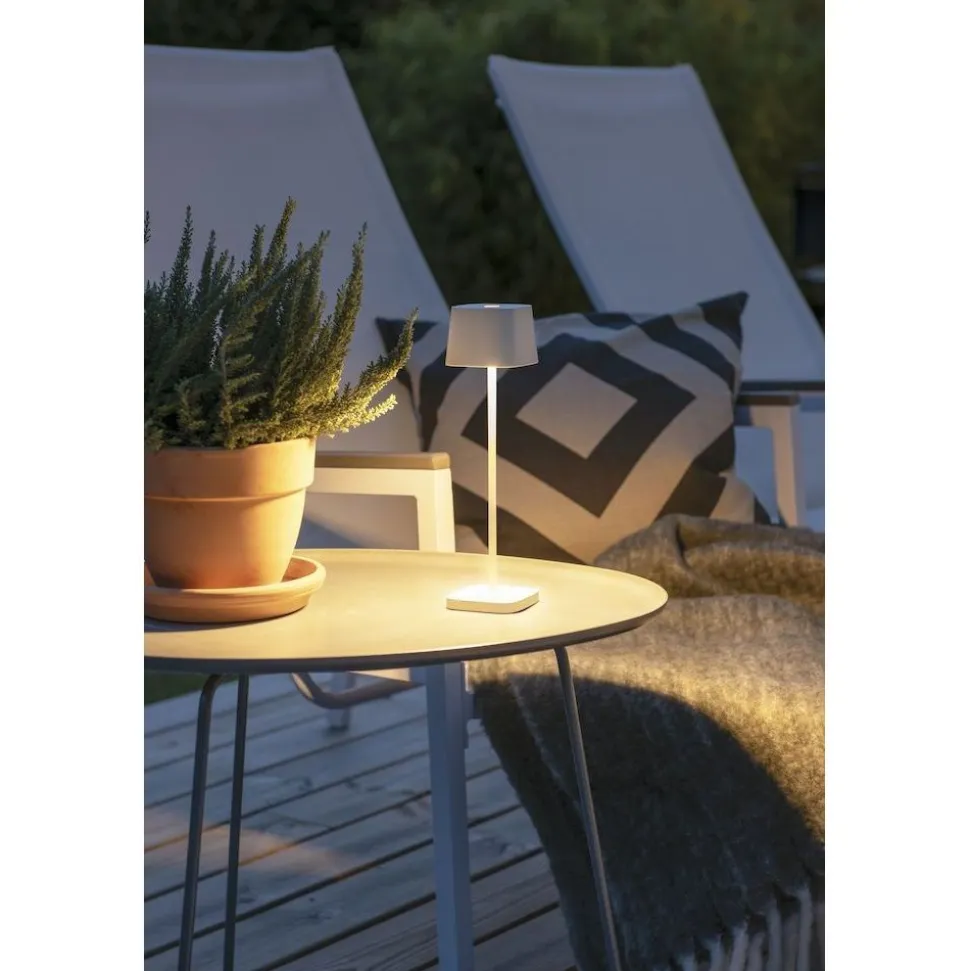 LED-pöytävalaisin Konstsmide Lounge Capri Mini, ladattava, eri värejä