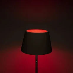 LED-terassivalaisin Konstsmide Lounge Pomezia 7824-750, ladattava, musta