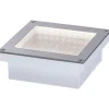 LED-terassivalaisin liiketunnistimella Paulmann Brick, IP67, 10x10cm, 3000K, alumiini