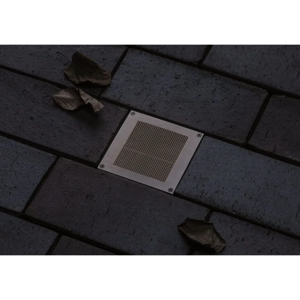 LED-terassivalaisin liiketunnistimella Paulmann Brick, IP67, 10x10cm, 3000K, alumiini