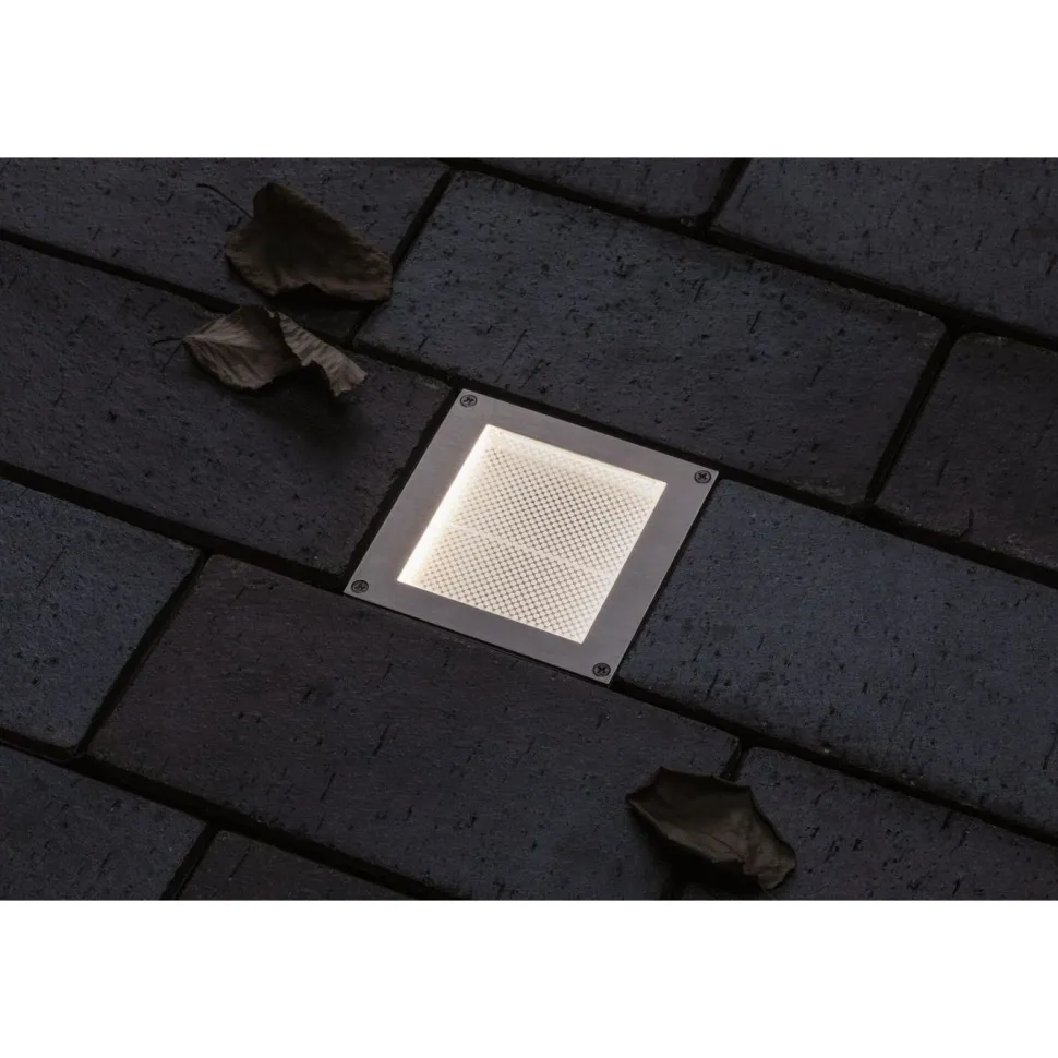 LED-terassivalaisin Paulmann Brick, Smart Home Zigbee 3.0, IP67, 10x10cm, säädettävä värilämpötila, rst