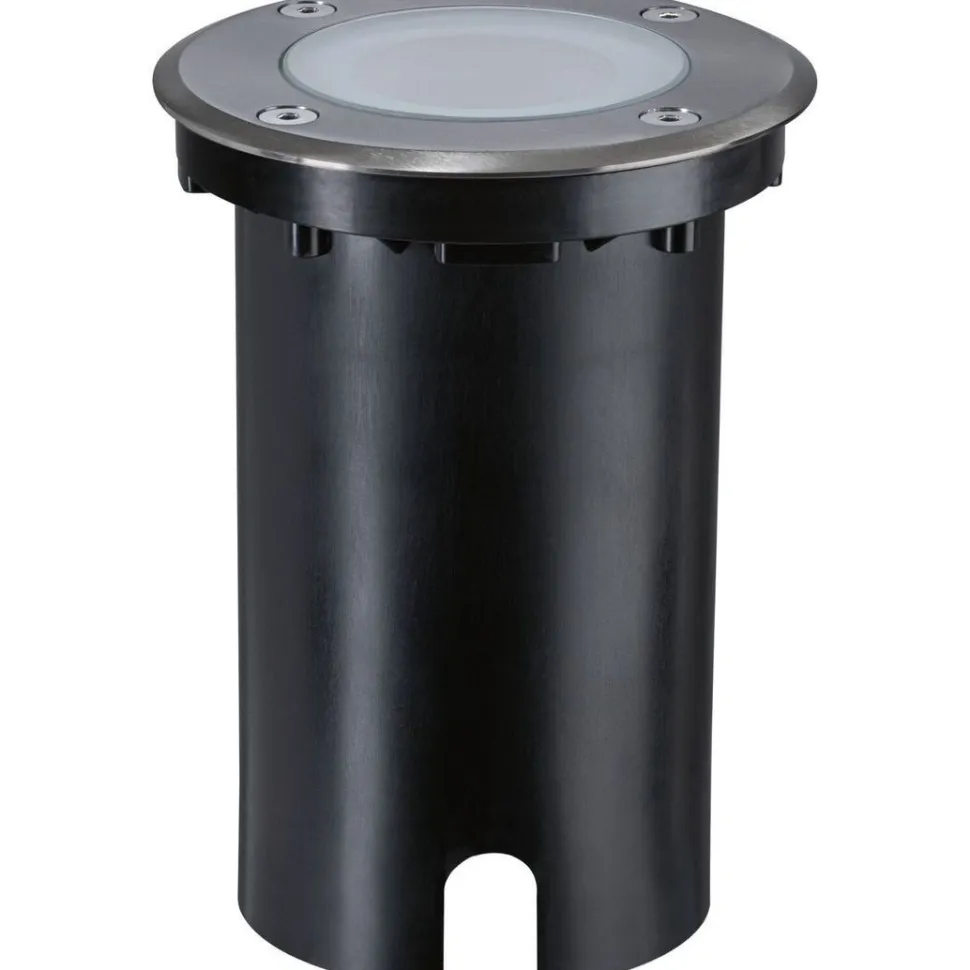 LED-terassivalaisin Paulmann Floor, Smart Home Zigbee 3.0, IP67, 11cm, RGBW+, harjattu rauta