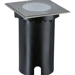 LED-terassivalaisin Paulmann Floor, Smart Home Zigbee 3.0, IP67, 11x11cm, RGBW+, harjattu rauta