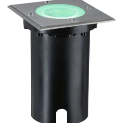 LED-terassivalaisin Paulmann Floor, Smart Home Zigbee 3.0, IP67, 11x11cm, RGBW+, harjattu rauta