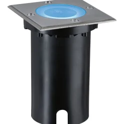 LED-terassivalaisin Paulmann Floor, Smart Home Zigbee 3.0, IP67, 11x11cm, RGBW+, harjattu rauta