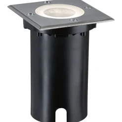 LED-terassivalaisin Paulmann Floor, Smart Home Zigbee 3.0, IP67, 11x11cm, RGBW+, harjattu rauta