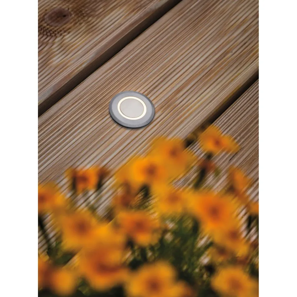 LED-terassivalaisin Paulmann House, IP67, 50mm, 3000K, 2W, 20lm, rst