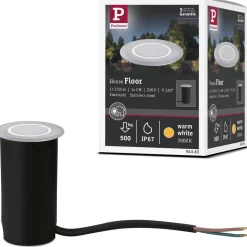 LED-terassivalaisin Paulmann House, IP67, 50mm, 3000K, 2W, 20lm, rst