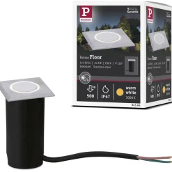 LED-terassivalaisin Paulmann House, IP67, 50x50mm, 3000K, 2W, 20lm, rst