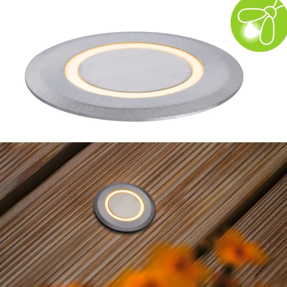 LED-terassivalaisin Paulmann, IP67, 50mm, 2200K, alumiini