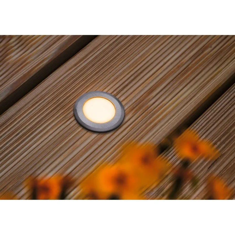 LED-terassivalaisin Paulmann, IP65, 50mm, 2200K, alumiini