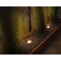 LED-terassivalaisin Paulmann Plug & Shine Floor, IP67, 2200K, 4.5W, antrasiitti