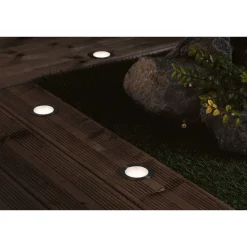 LED-terassivalaisin Paulmann Plug & Shine Floor, Smart Home Zigbee 3.0, IP67, RGBW+, 2W, rst