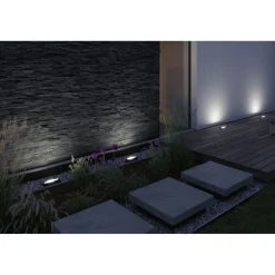 LED-terassivalaisin Paulmann Plug & Shine Ito, 25.2cm, IP67, 3000K, antrasiitti
