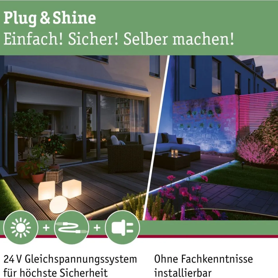LED-Terassivalaisin Paulmann Plug & Shine MicroPenPro 3000K rst