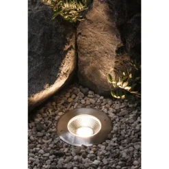 LED-terassivalaisin Paulmann Vanea, IP67, 10cm, 3000K, korroosionkestävä, alumiini
