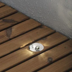 LED-terassivalaisinsarja konstsmide Mini LED 7467-000 6x0.36W kuvulla teräs 6-osainen