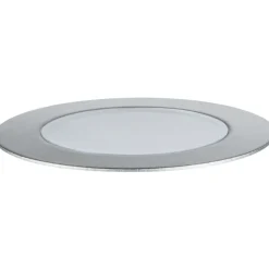 LED-terassivalaisinsarja Paulmann Plug & Shine Floor, IP67, 2200K, 3x2W, hopea