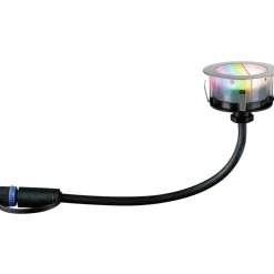 LED-terassivalaisinsarja Paulmann Plug & Shine Floor, Smart Home Zigbee 3.0, IP67, RGBW+, 3x2W, rst