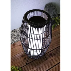 LED-ulkovalaisin Paulmann Plug & Shine Basket, Smart Home Zigbee 3.0, IP44, RGBW, musta