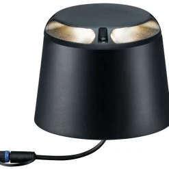 LED-ulkovalaisin Paulmann Plug & Shine, IP67, 3000K, pinta-asennettava, antrasiitti